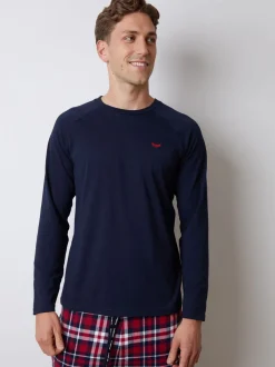 Threadbare - Set van 2 lange ruit pyjama's