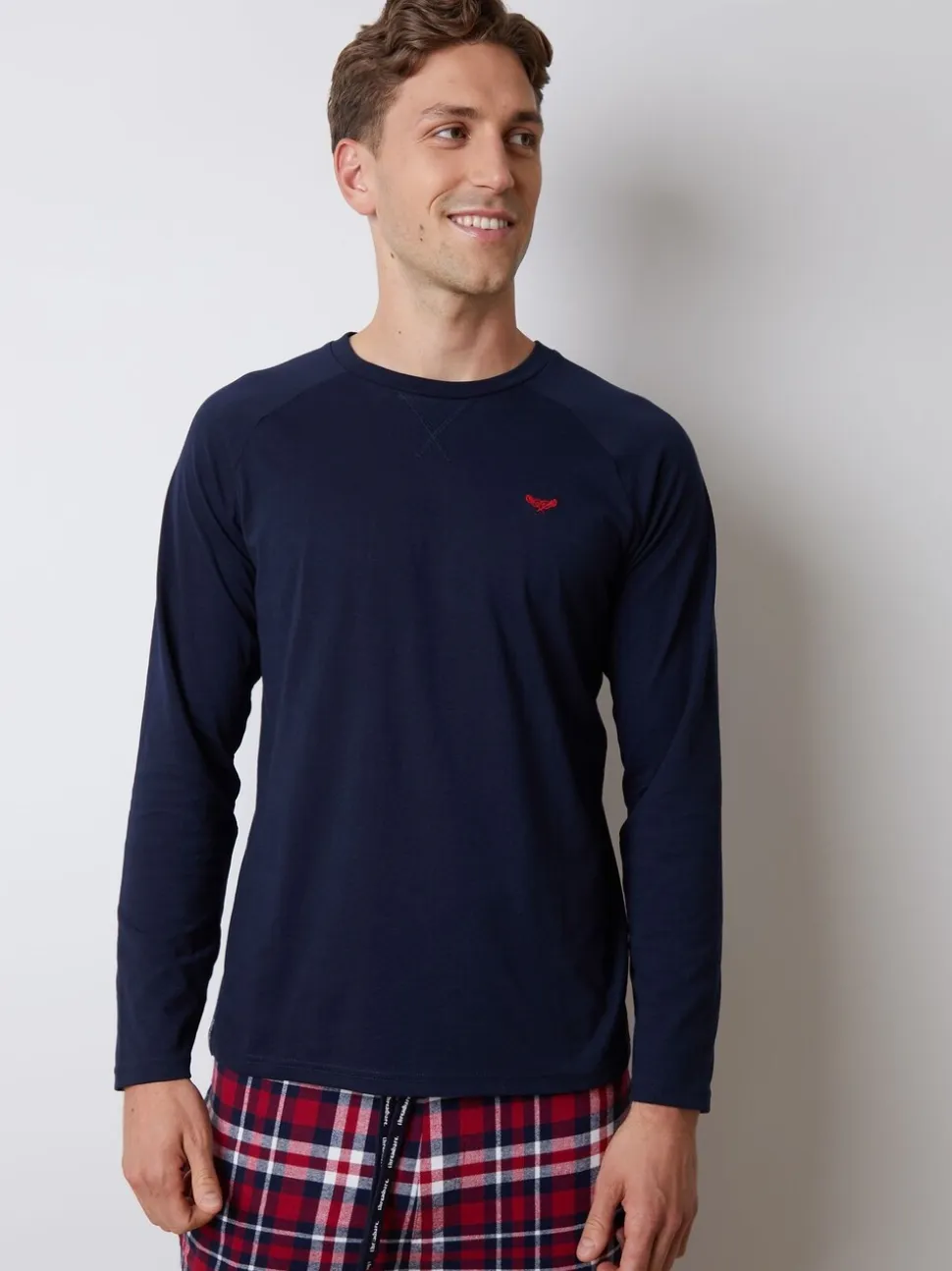 Threadbare - Set van 2 lange ruit pyjama's