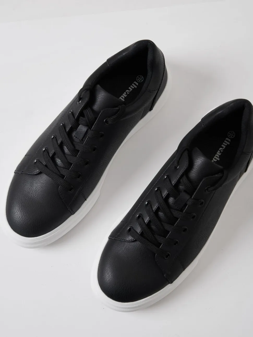 Threadbare Court Trainers