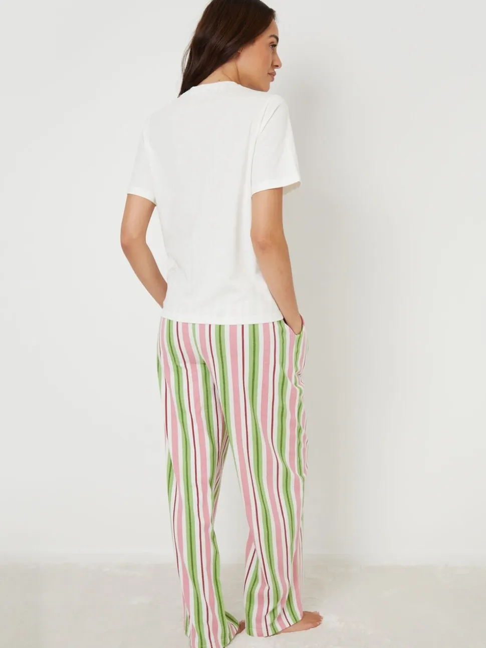 Threadbare Graphic Print Short Sleeve Pyjamas Set