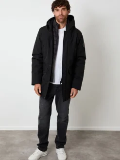 Threadbare Mock Inner Longline Utility Coat