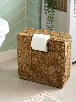 Toiletrolhouder en -opberger van zeegras