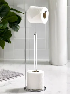 Toiletrolhouder van metalen draad