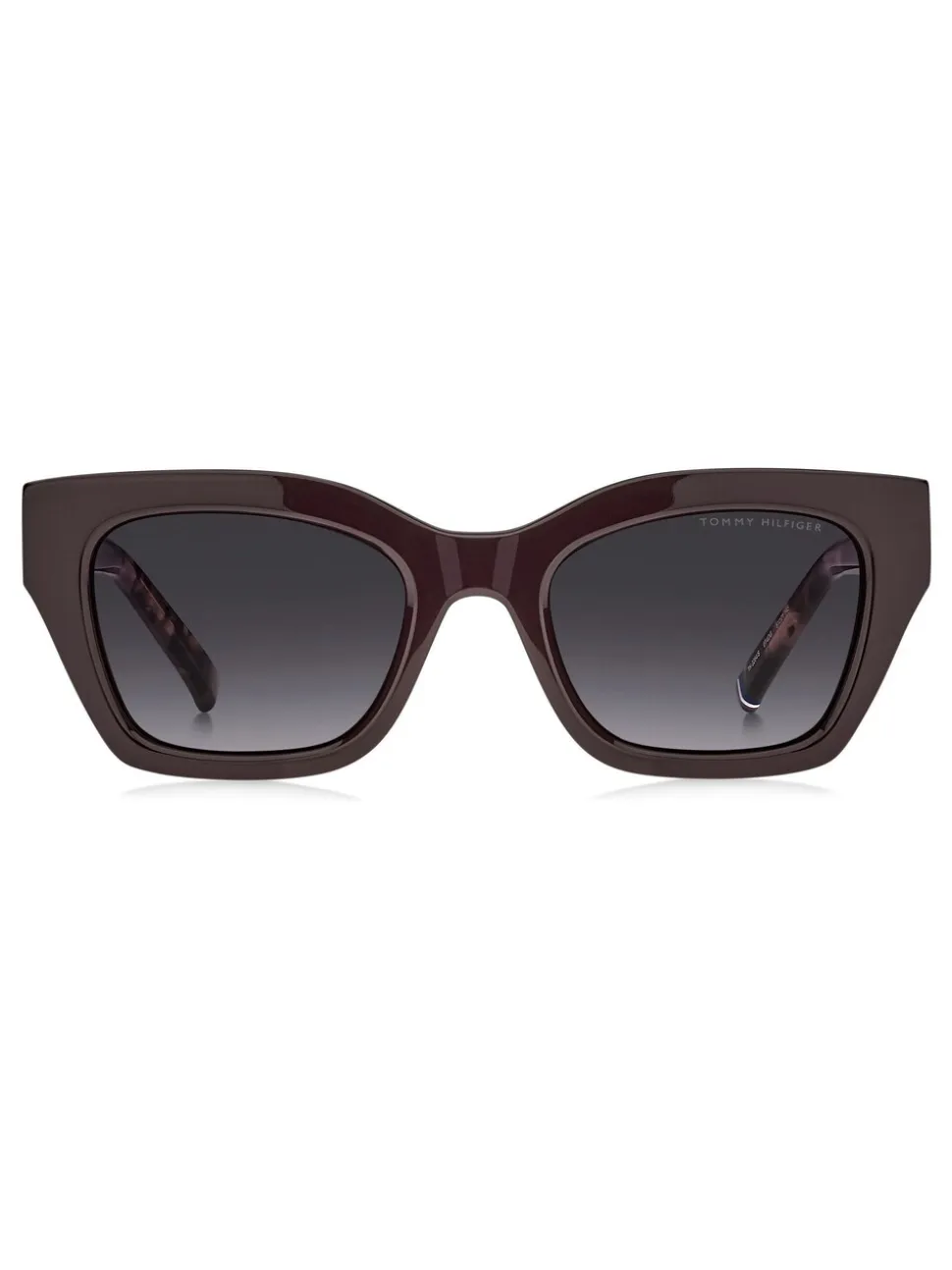 Tommy Hilfiger Cat Eye Sunglasses in Burgundy and Pink Havana