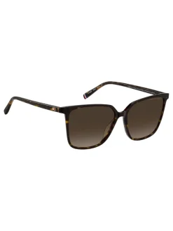 Tommy Hilfiger Cat Eye Sunglasses in Havana