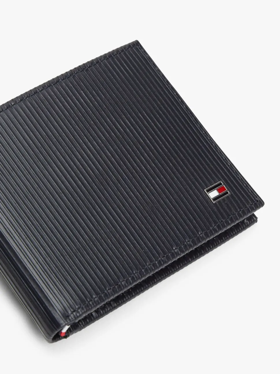 Tommy Hilfiger Flag Bifold Leather Credit Card Wallet
