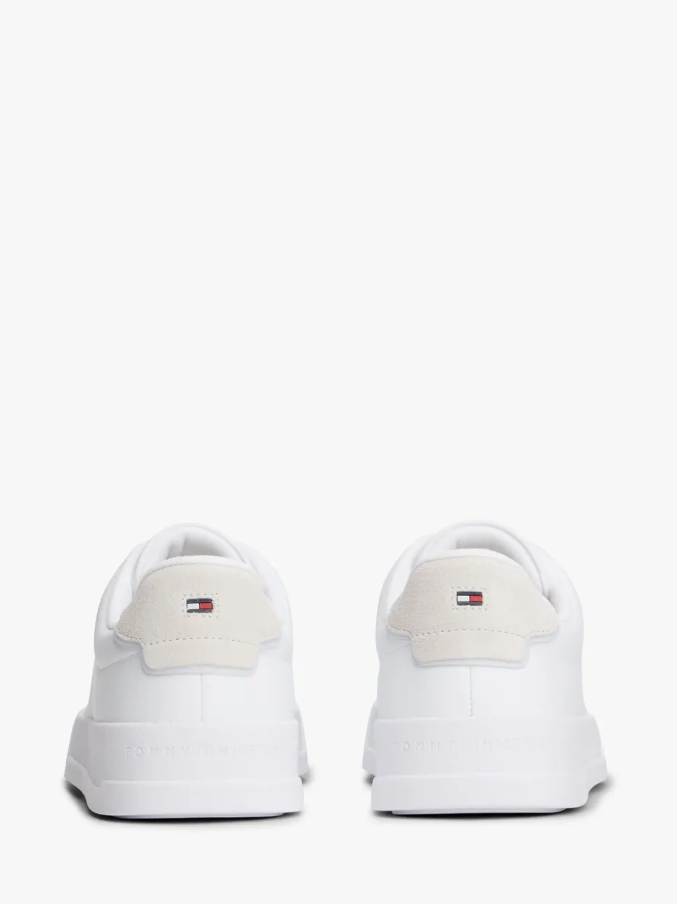 Tommy Hilfiger Logo Court Leather Trainers