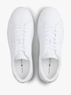 Tommy Hilfiger Logo Court Leather Trainers
