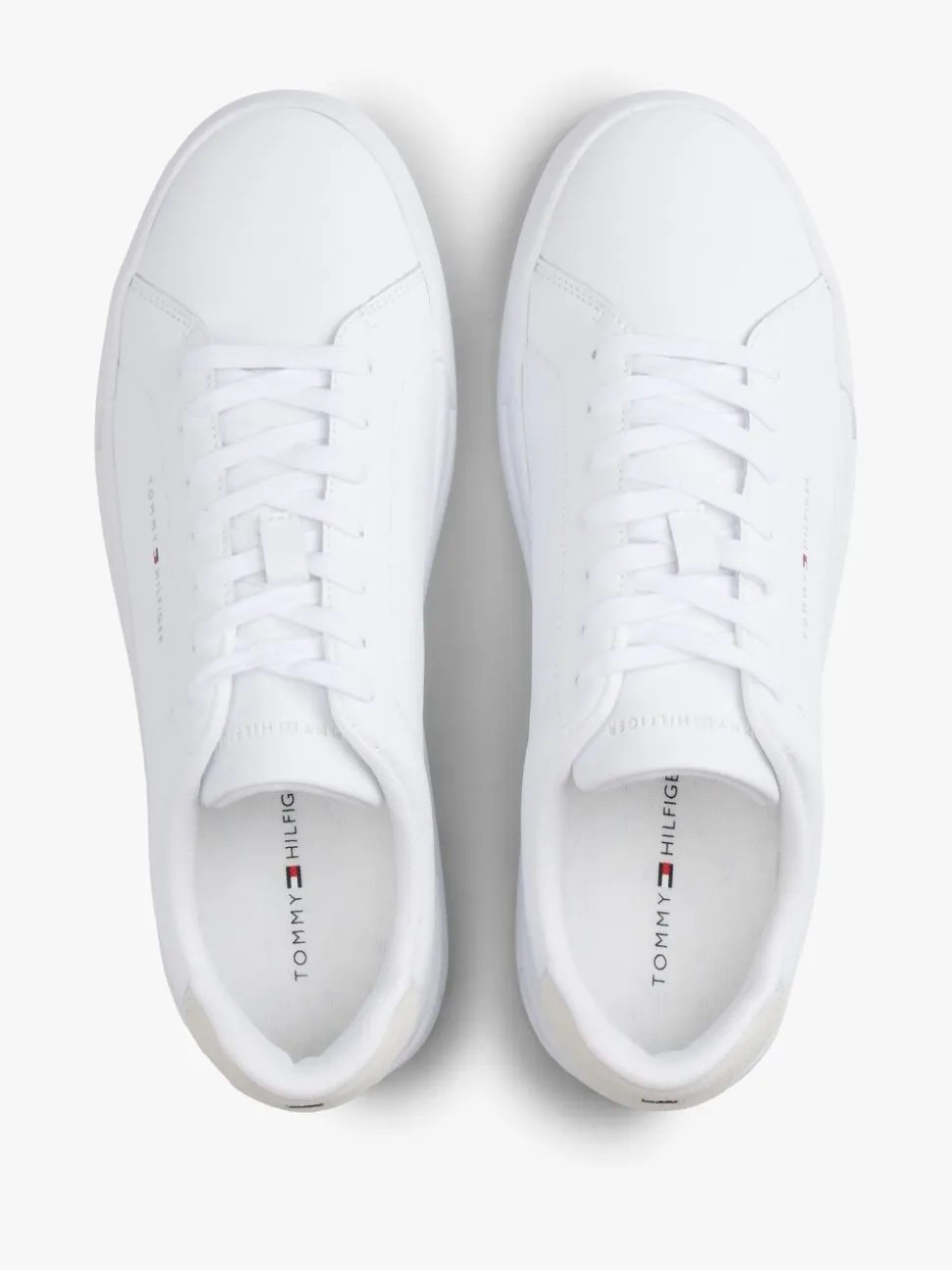 Tommy Hilfiger Logo Court Leather Trainers