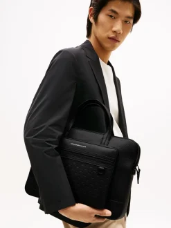Tommy Hilfiger Modern Repeat Flag Pocket Laptop Bag