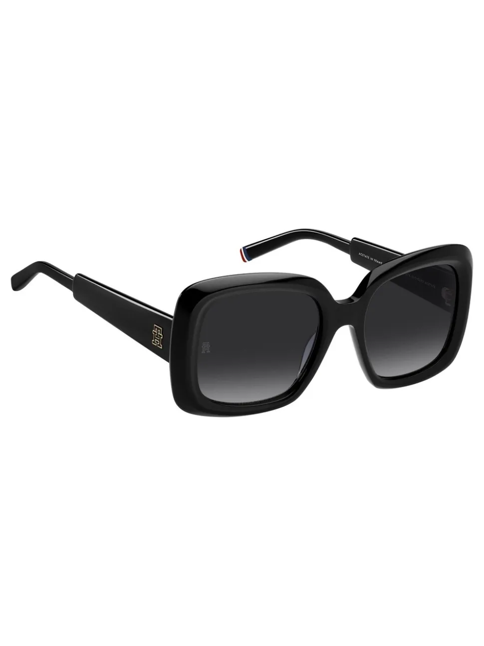Tommy Hilfiger oversized zonnebril met vierkant montuur