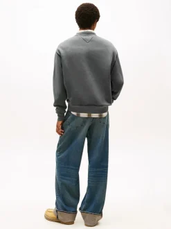 Tommy Jeans Arch Logo Appliqué Washed Sweatshirt
