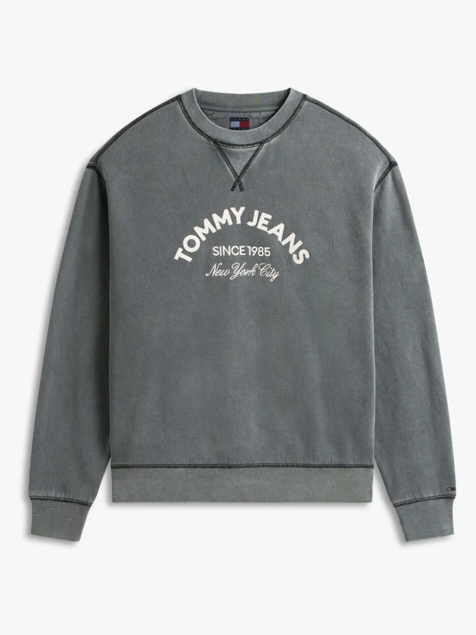 Tommy Jeans Arch Logo Appliqué Washed Sweatshirt