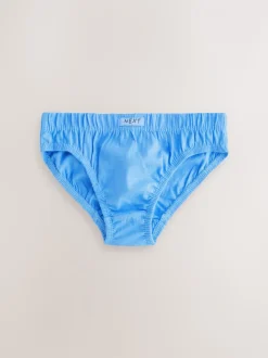 Tonaal blauw - 100% katoenen slip verpakking van 10 (1,5 - 16 jr)