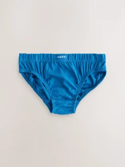 Tonaal blauw - 100% katoenen slip verpakking van 10 (1,5 - 16 jr)
