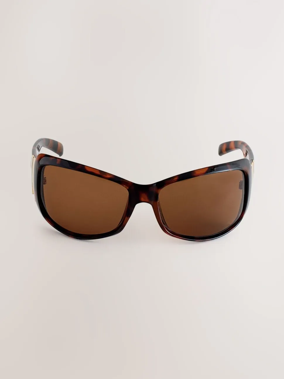 Tortoise bruin - Wrap Around Sunglasses