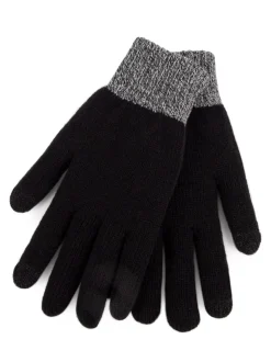 Totes gebreide SmarTouch winterhandschoenen met stretch en geborstelde binnenkant voor heren