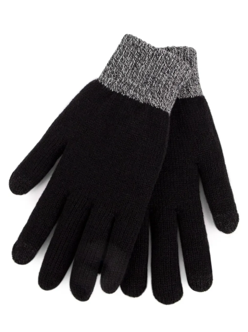 Totes gebreide SmarTouch winterhandschoenen met stretch en geborstelde binnenkant voor heren