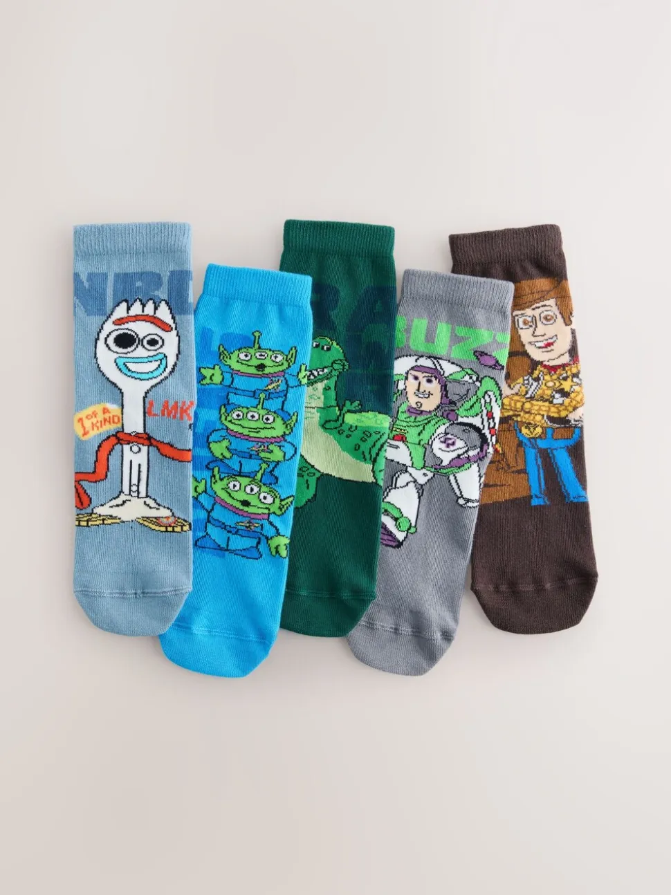 Toy Story - Verpakking van 5 paar Character sokken met hoog katoengehalte