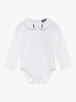 Trotters London Little Milo Guardsman White Bodysuit