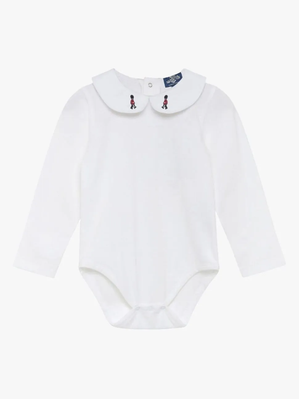 Trotters London Little Milo Guardsman White Bodysuit