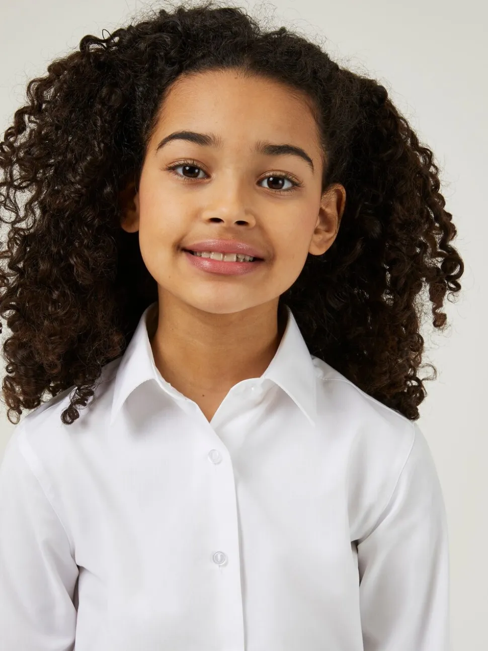 Trutex - Verpakking van 3 witte schooloverhemden met lange mouwen en regular fit