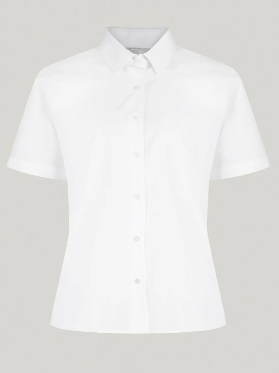 Trutex White Regular Fit Short Sleeve 2 Pack School Shirts