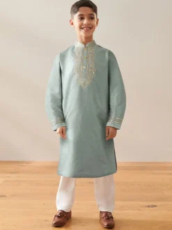Turqouise blauw - Eid Koerta (3mnd -16jr)