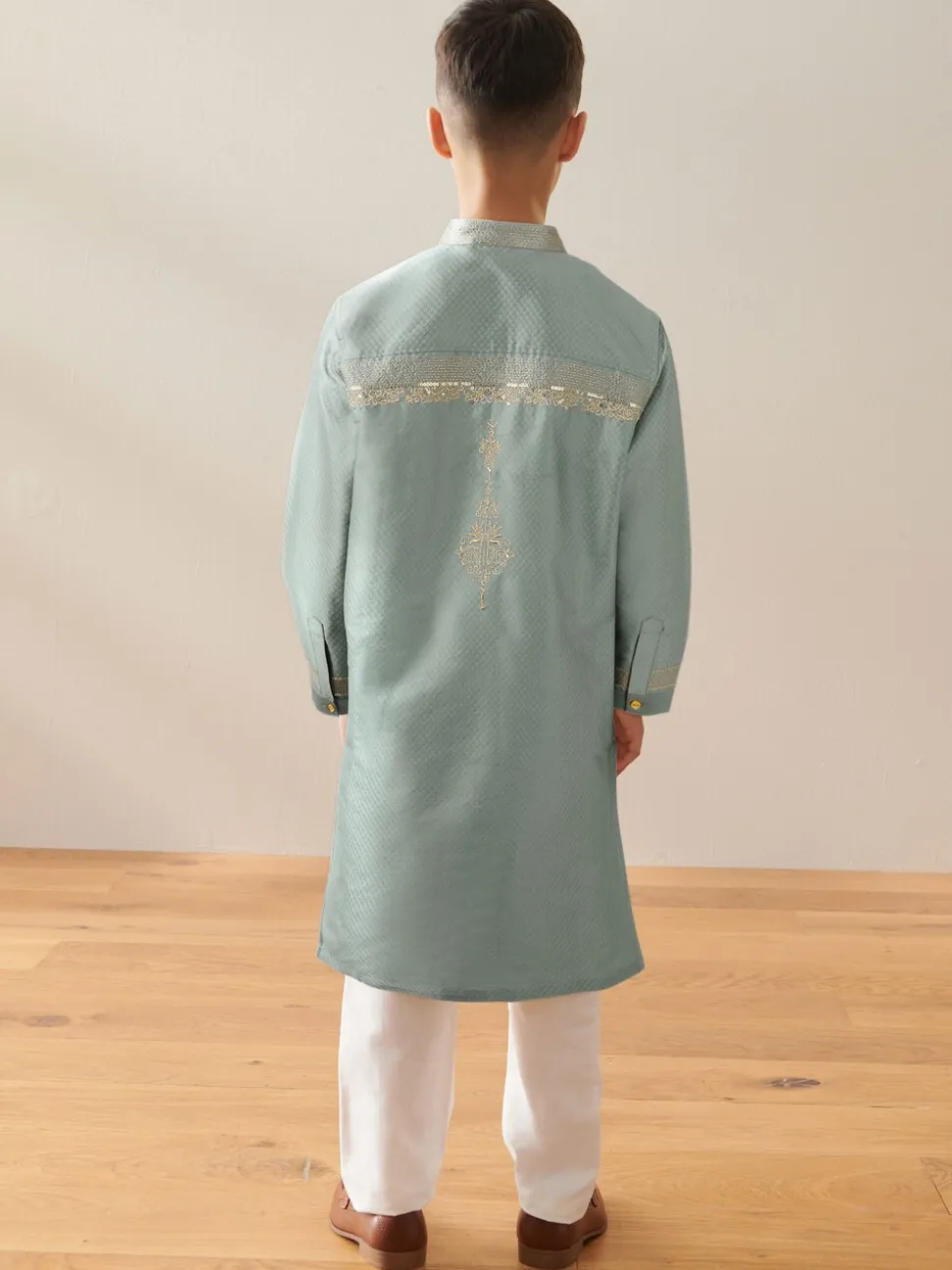 Turqouise blauw - Eid Koerta (3mnd -16jr)