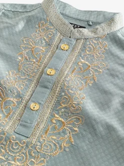 Turqouise blauw - Eid Koerta (3mnd -16jr)