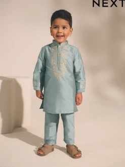 Turqouise blauw - Eid Koerta (3mnd -16jr)