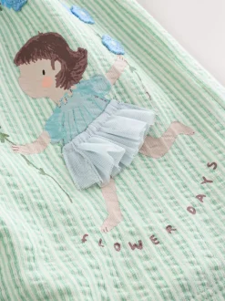 Turquoise Fairy - Jersey Dress (3mths-7yrs)