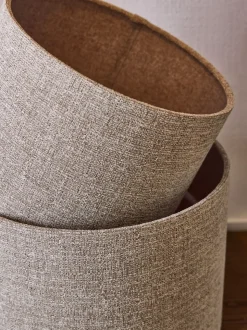 Tweed-achtige effen eenvoudig passende plafondlampenkap
