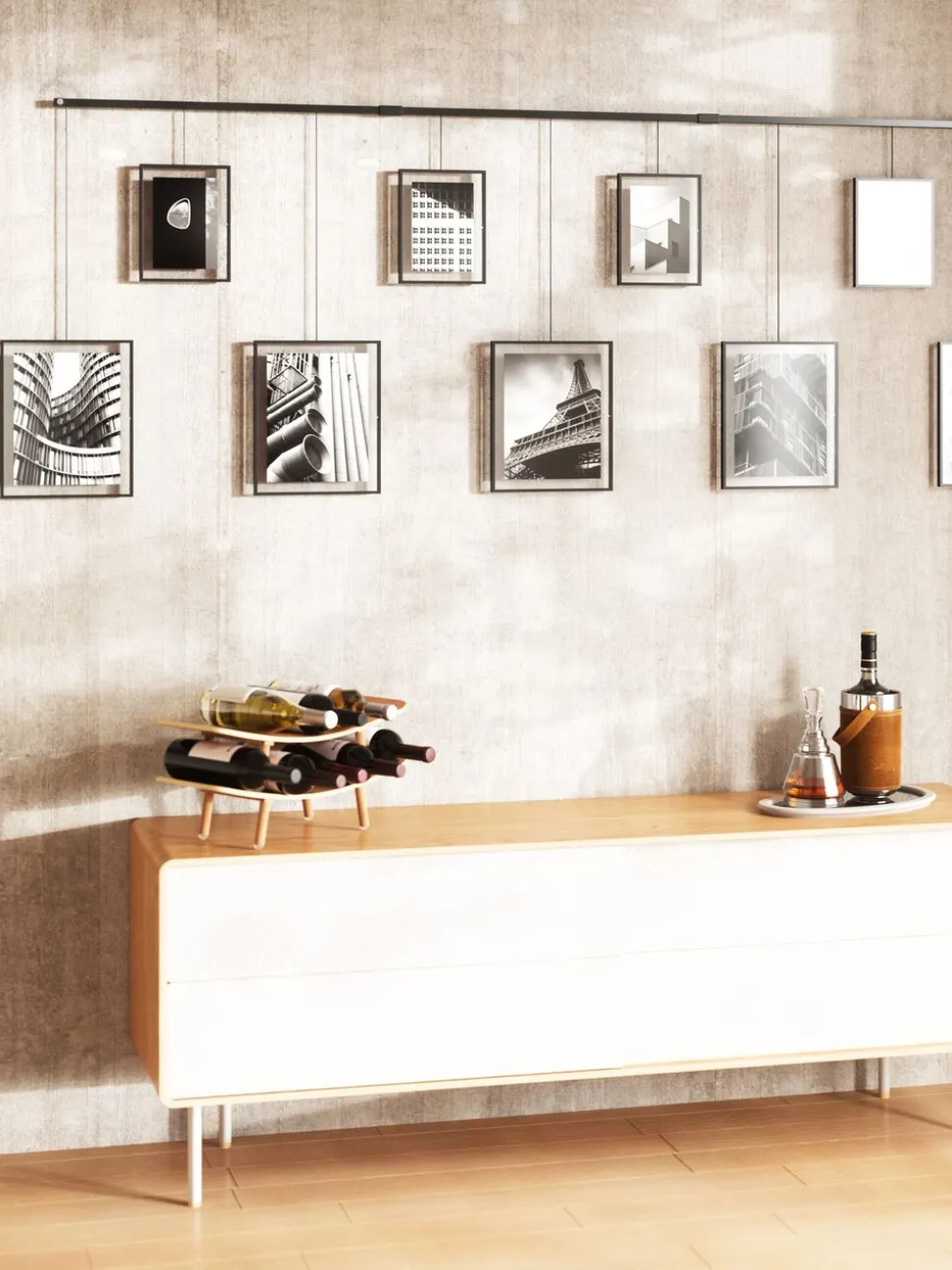 Umbra Exhibit 9 opening Wall Hanging Photo Frame