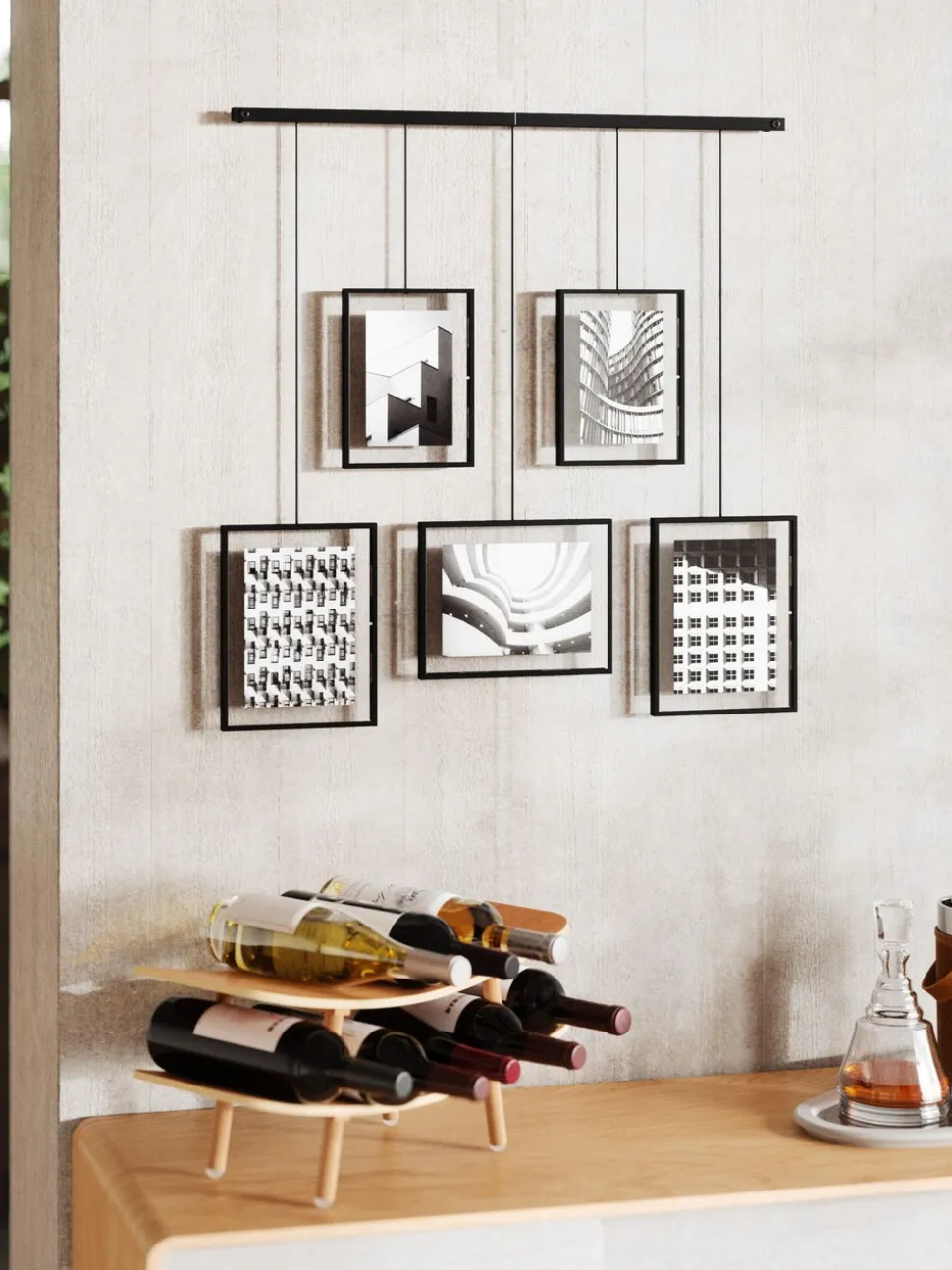 Umbra Exhibit 5 Opening Wall Hanging Photo Frame
