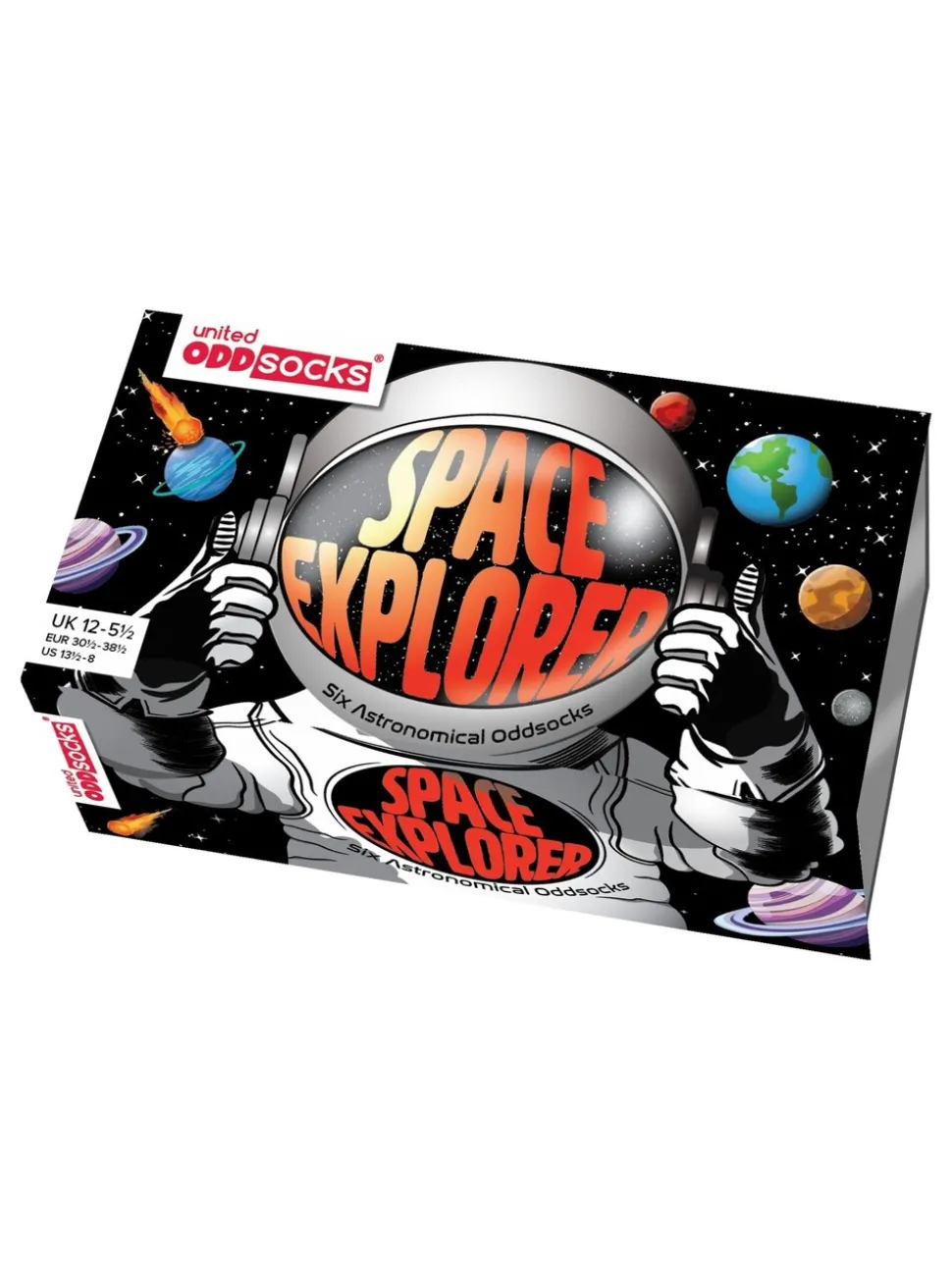 United Odd Socks Space Explorer Socks 3 pack