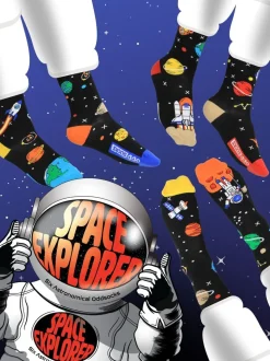 United Odd Socks Space Explorer Socks 3 pack