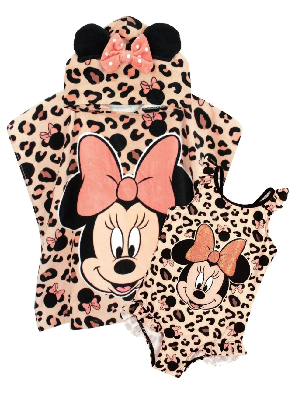 Vanilla Underground badpak en ponchoset met Minnie Mouse-personage