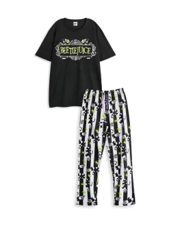 Vanilla Underground Beetlejuice Adult Pyjamas Set