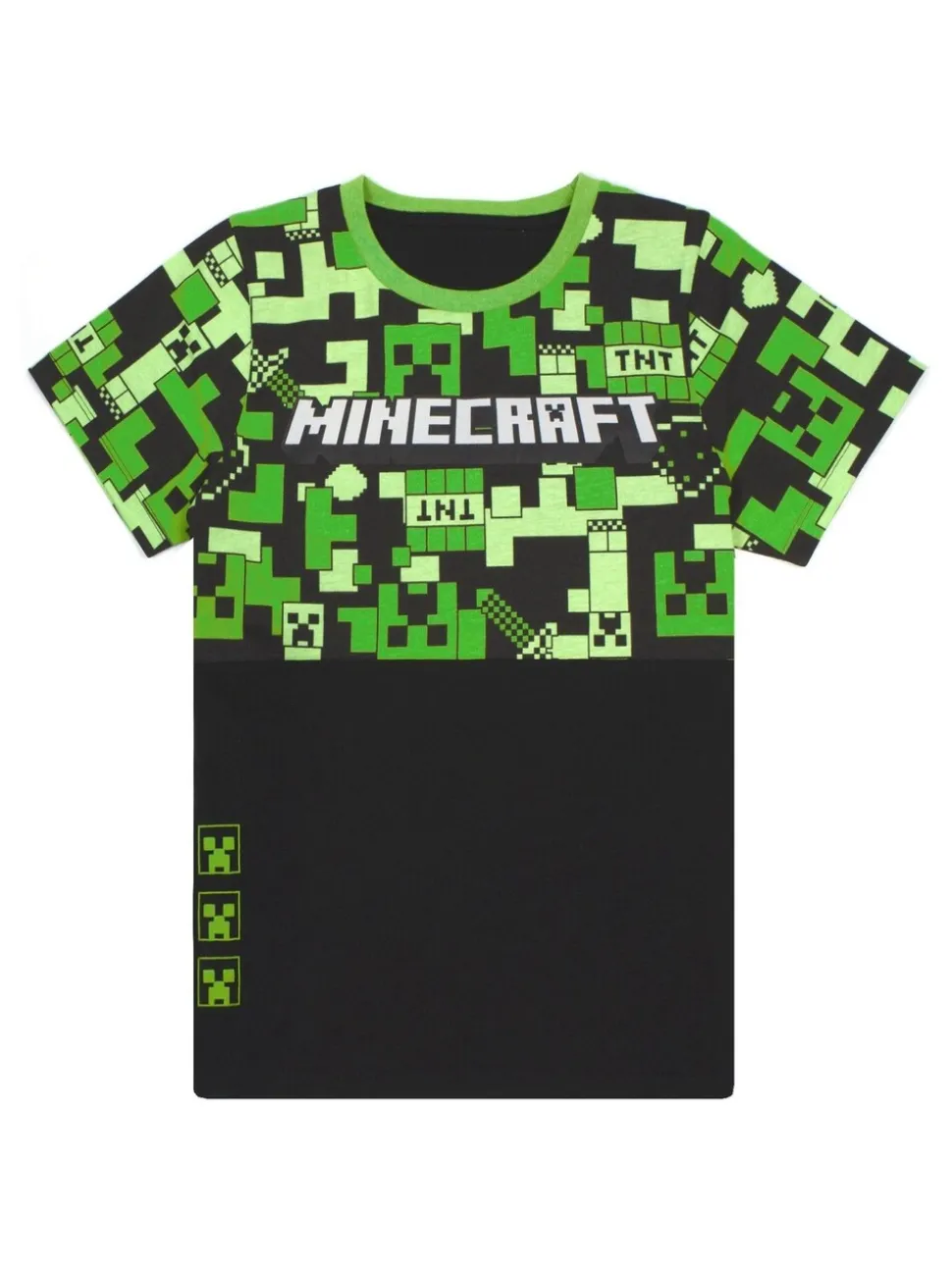 Vanilla Underground Boys Minecraft Short Sleeve Short Leg 100% Cotton Pyjamas Set