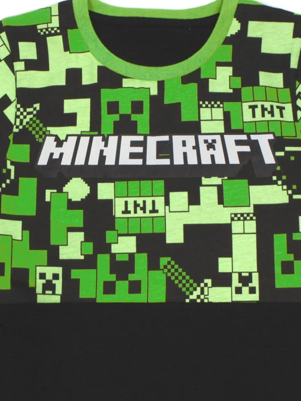 Vanilla Underground Boys Minecraft Short Sleeve Short Leg 100% Cotton Pyjamas Set