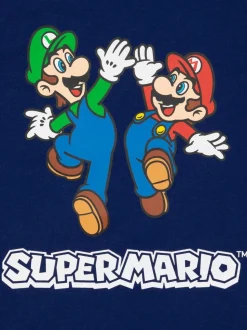 Vanilla Underground Boys Nintendo Super Mario Short Sleeve Short Leg Pyjamas Set