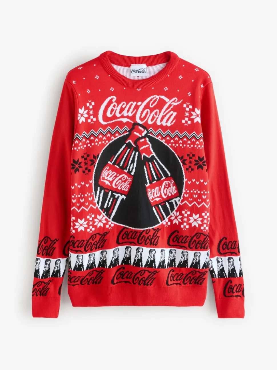 Vanilla Underground Coca Cola Logo Christmas Jumper