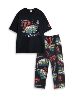 Vanilla Underground Disney Toy Story Pizza Planet Short Sleeve Long Leg Pyjamas Set
