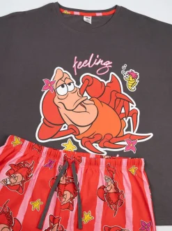Vanilla Underground Disney The Little Mermaid Sebastian Short Sleeve Long Leg Pyjamas Set