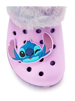 Vanilla Underground Disney Stitch klompen met voering van imitatiebont voor meisjes