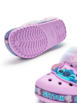 Vanilla Underground Disney Stitch klompen met voering van imitatiebont voor meisjes