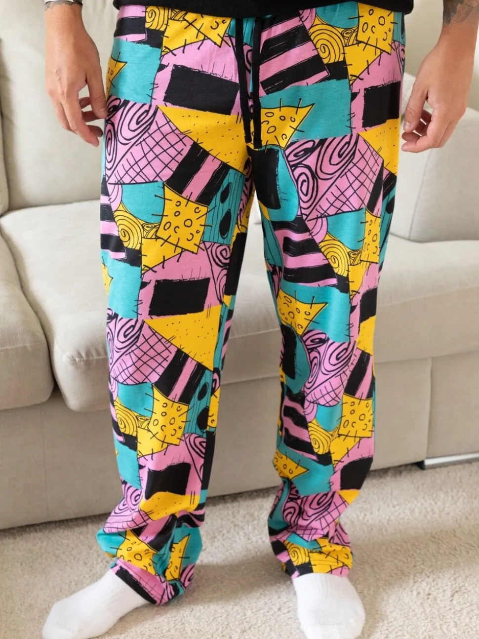 Vanilla Underground heren The Nightmare Before Kerstmis lounge 100% katoenen Joggingbroeken