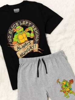 Vanilla Underground Herenpyjama met ninjaschildpaddenprint