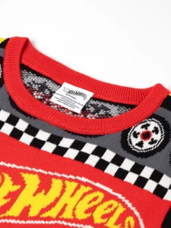 Vanilla Underground Hot Wheels Tyre & Spanner Fairisle Christmas Jumper
